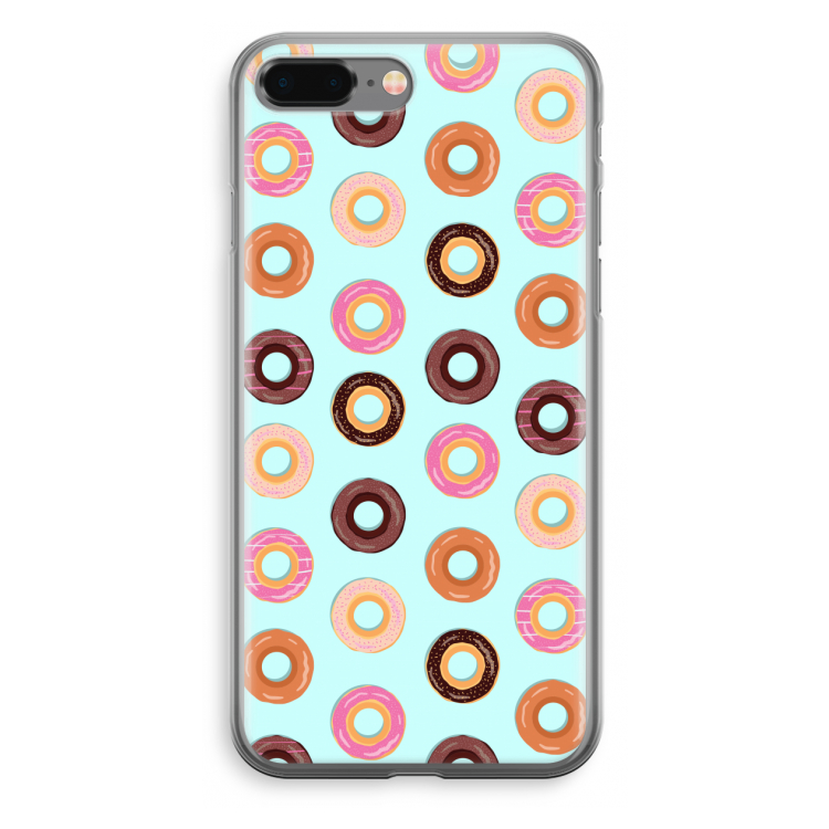 Donuts: iPhone 8 Plus Transparant Hoesje