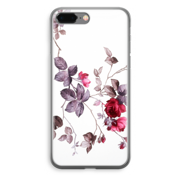 Mooie bloemen: iPhone 8 Plus Transparant Hoesje