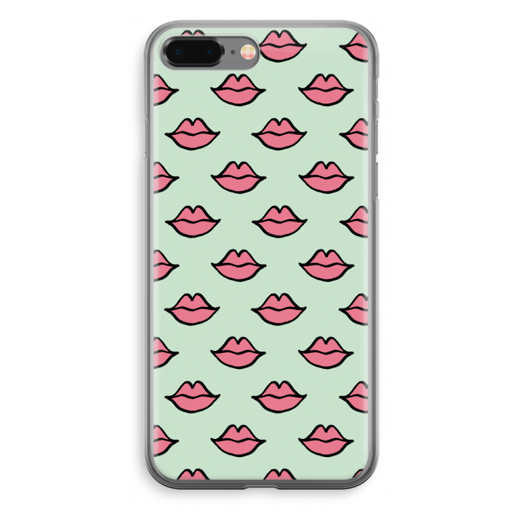 Lipjes: iPhone 8 Plus Transparant Hoesje