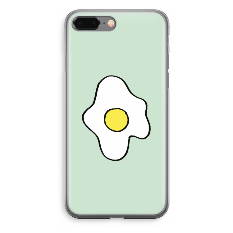 Spiegelei: iPhone 8 Plus Transparant Hoesje