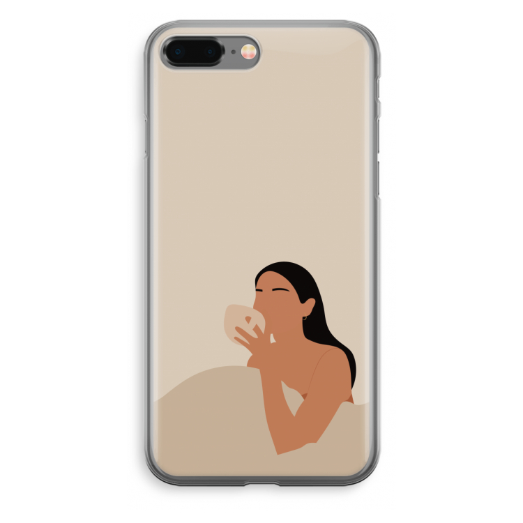 Fresh coffee: iPhone 8 Plus Transparant Hoesje