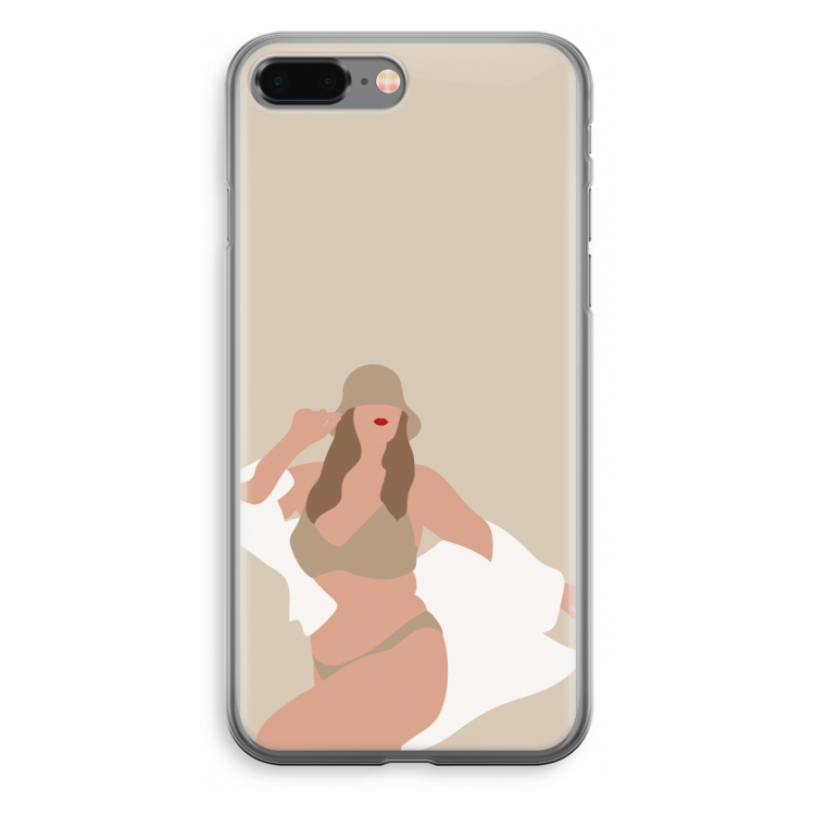 One of a kind: iPhone 8 Plus Transparant Hoesje