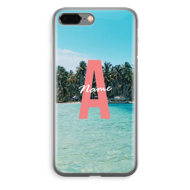 Pacific Dream: iPhone 8 Plus Transparant Hoesje