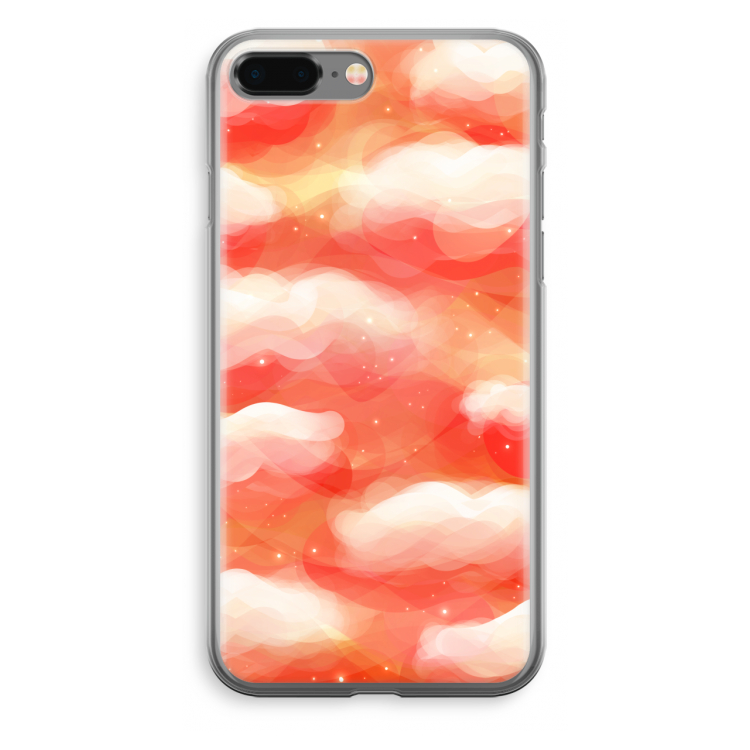 Lichte Wolken: iPhone 8 Plus Transparant Hoesje