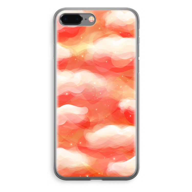 Lichte Wolken: iPhone 8 Plus Transparant Hoesje
