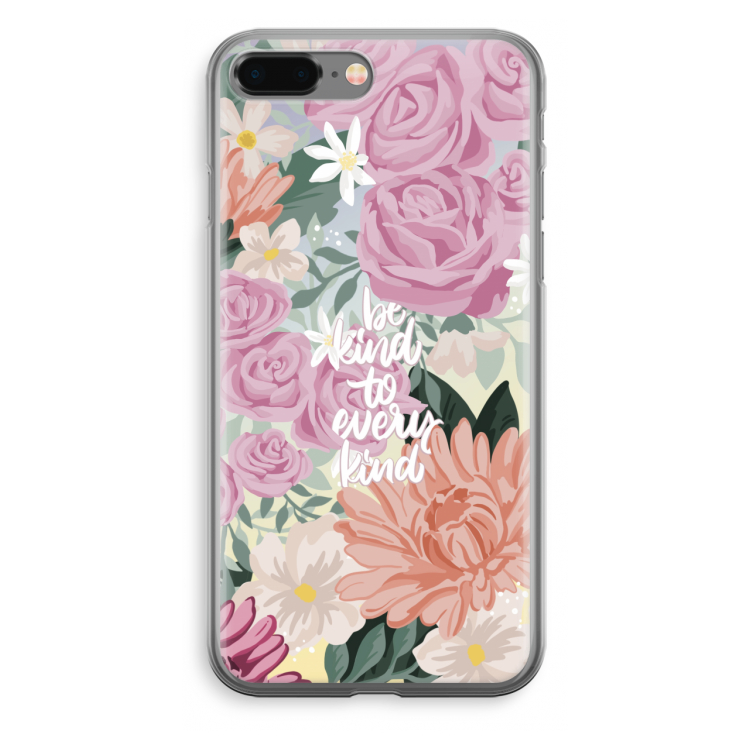Kindness matters: iPhone 8 Plus Transparant Hoesje