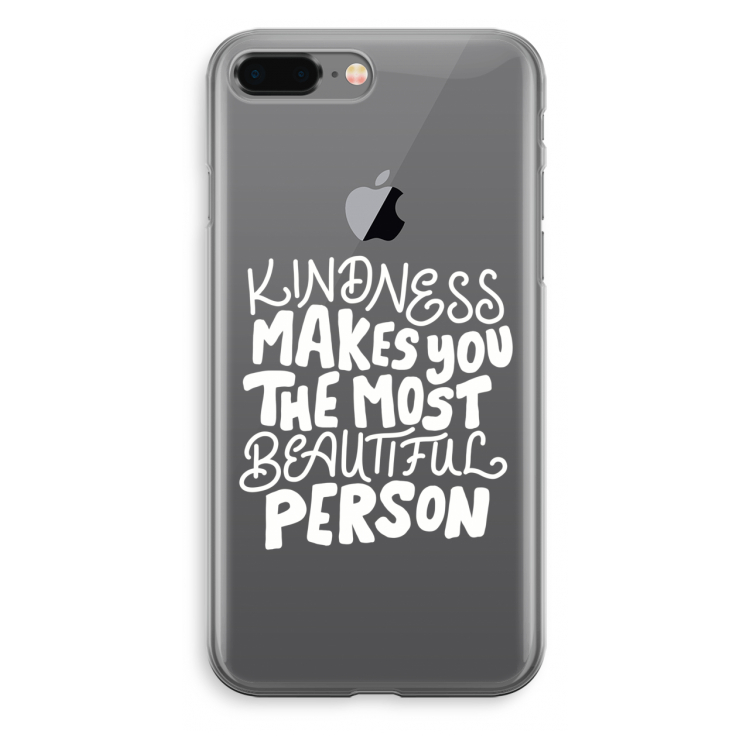 The prettiest: iPhone 8 Plus Transparant Hoesje