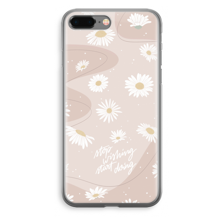 Daydreaming becomes reality: iPhone 8 Plus Transparant Hoesje