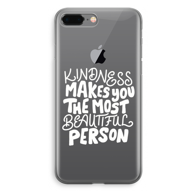The prettiest: iPhone 8 Plus Transparant Hoesje