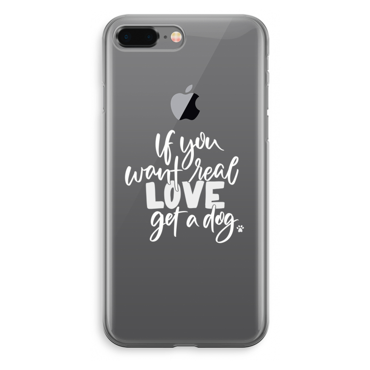 Partner in crime: iPhone 8 Plus Transparant Hoesje