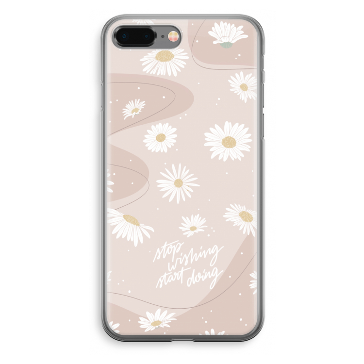 Daydreaming becomes reality: iPhone 8 Plus Transparant Hoesje