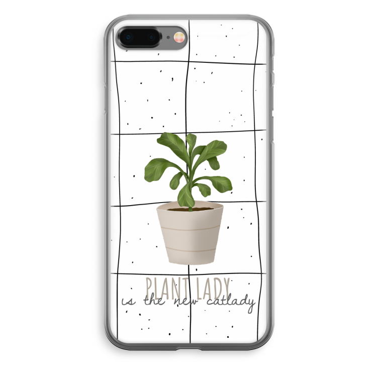 Kamerplant op vensterruit: iPhone 8 Plus Transparant Hoesje