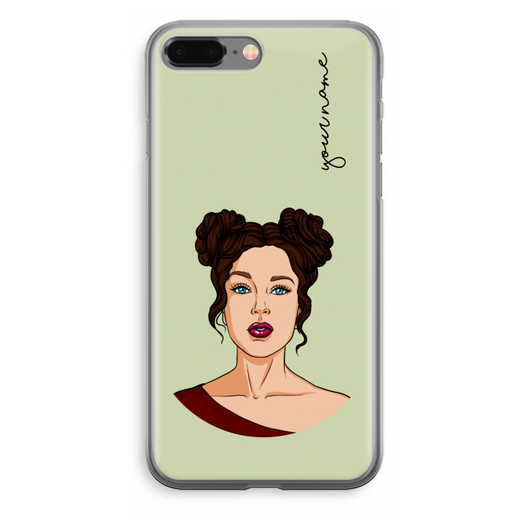 Pop-Art Creator: iPhone 8 Plus Transparant Hoesje