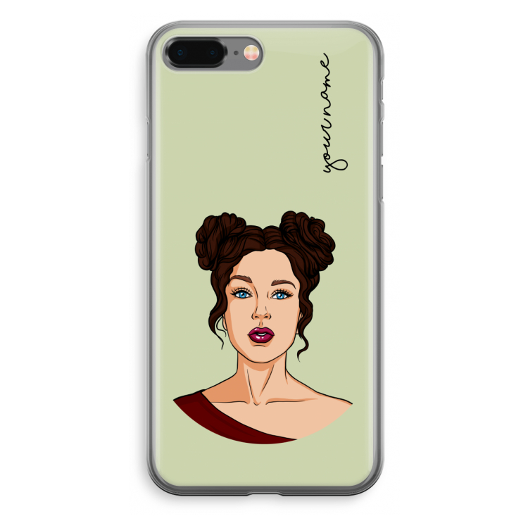 Pop-Art Creator: iPhone 8 Plus Transparant Hoesje
