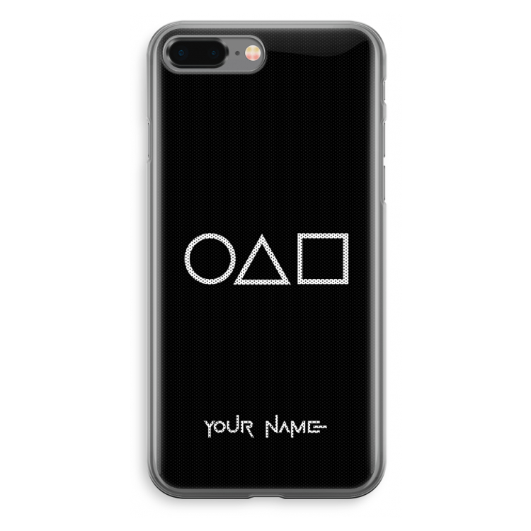 Squid Game: iPhone 8 Plus Transparant Hoesje