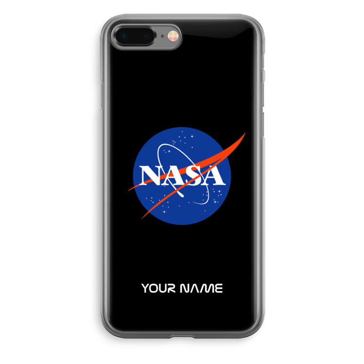 NASA: iPhone 8 Plus Transparant Hoesje