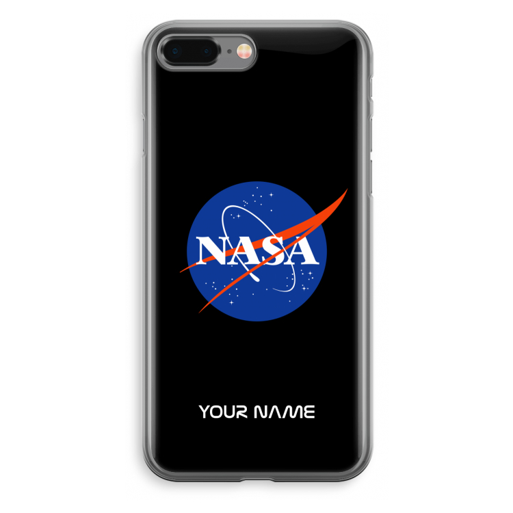 NASA: iPhone 8 Plus Transparant Hoesje