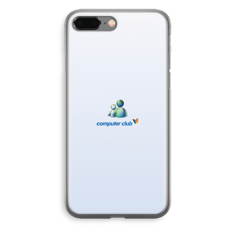 MSN: iPhone 8 Plus Transparant Hoesje