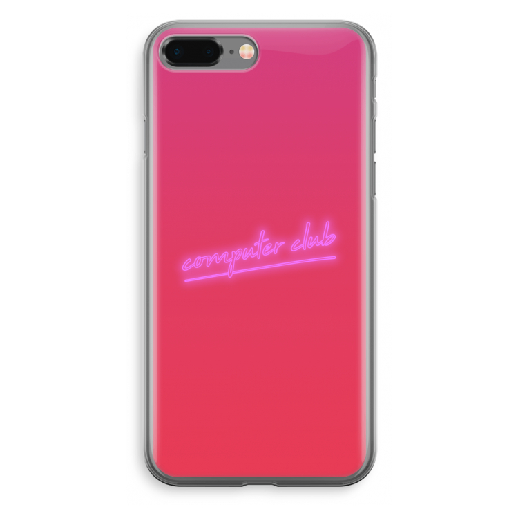 Vice Glow: iPhone 8 Plus Transparant Hoesje