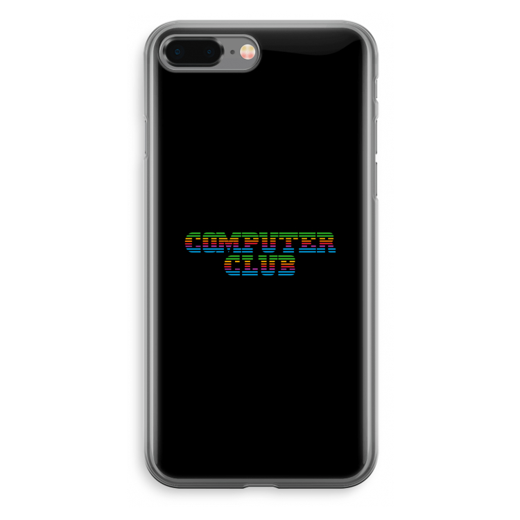 Retro: iPhone 8 Plus Transparant Hoesje