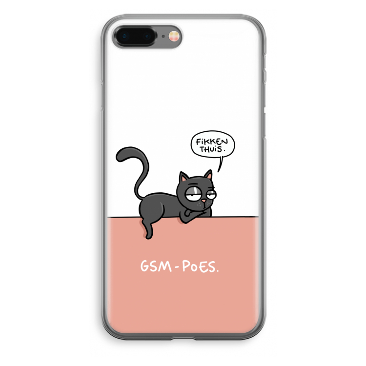 GSM poes: iPhone 8 Plus Transparant Hoesje