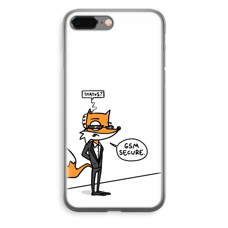 GSM secure: iPhone 8 Plus Transparant Hoesje