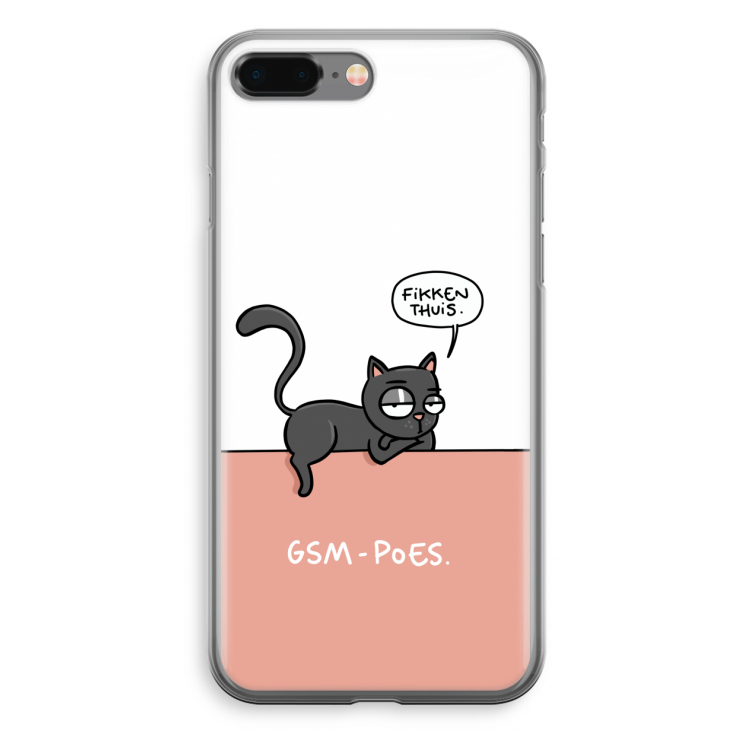 GSM poes: iPhone 8 Plus Transparant Hoesje