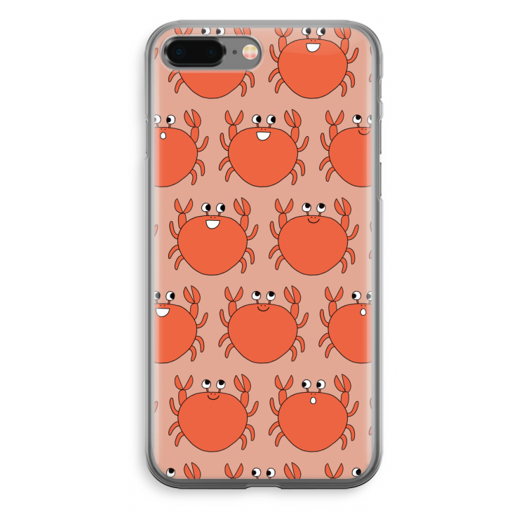 Krab: iPhone 8 Plus Transparant Hoesje