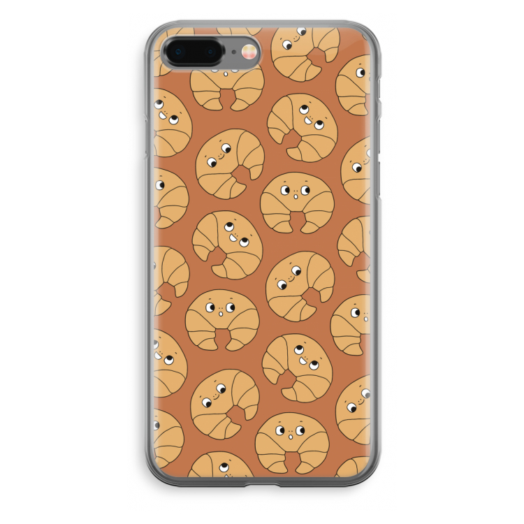 Croissant: iPhone 8 Plus Transparant Hoesje