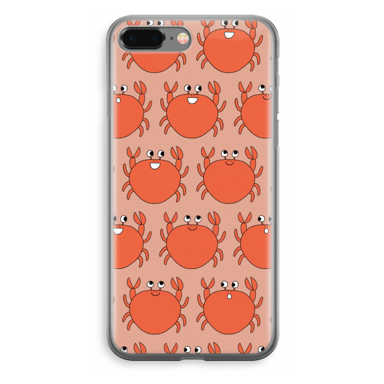 Krab: iPhone 8 Plus Transparant Hoesje