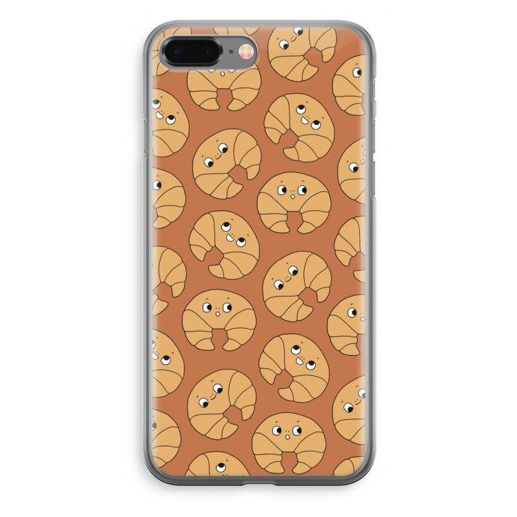 Croissant: iPhone 8 Plus Transparant Hoesje