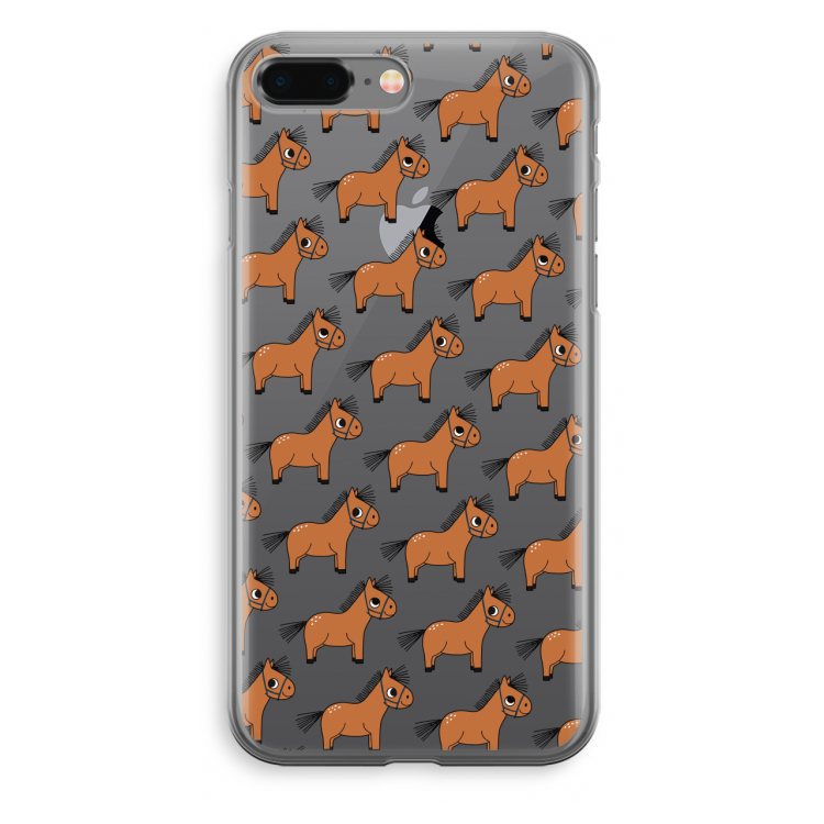 Pony: iPhone 8 Plus Transparant Hoesje
