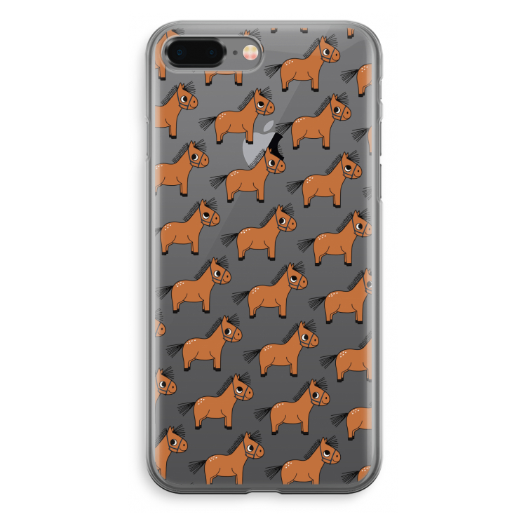 Pony: iPhone 8 Plus Transparant Hoesje
