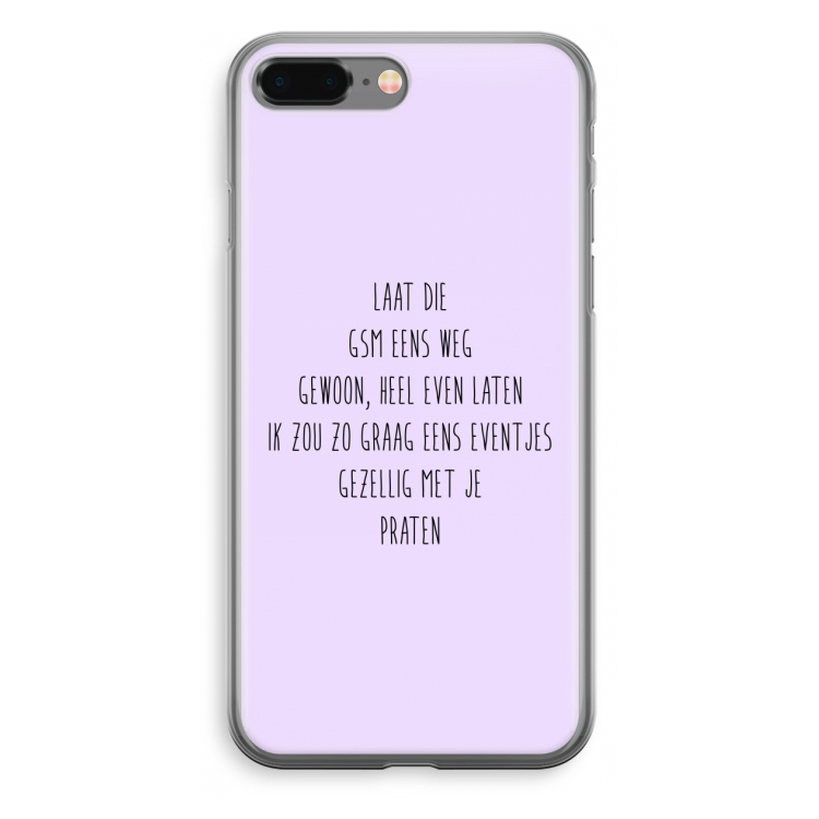 GSM: iPhone 8 Plus Transparant Hoesje