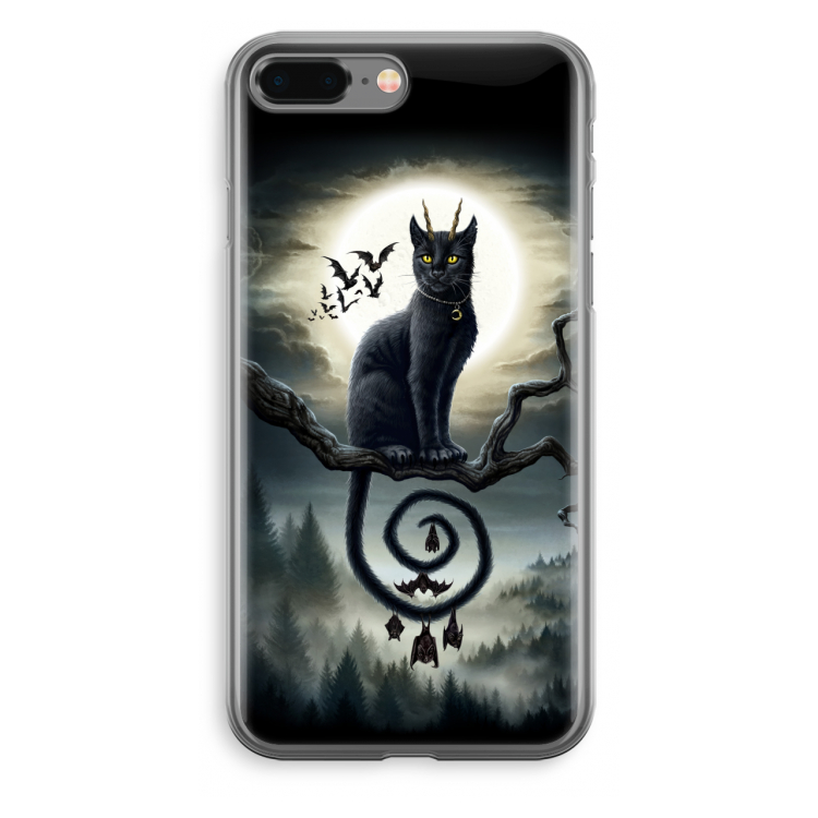 Moonlight Companions: iPhone 8 Plus Transparant Hoesje