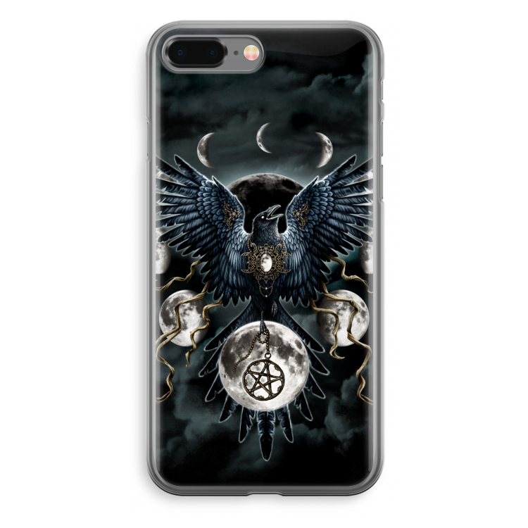 Sinister Wings: iPhone 8 Plus Transparant Hoesje