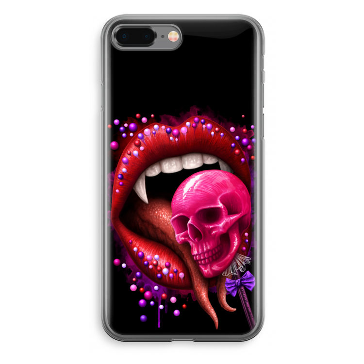 Dodelijk zoet: iPhone 8 Plus Transparant Hoesje