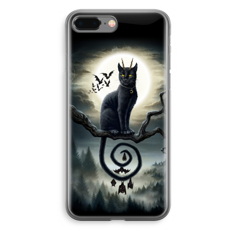 Moonlight Companions: iPhone 8 Plus Transparant Hoesje