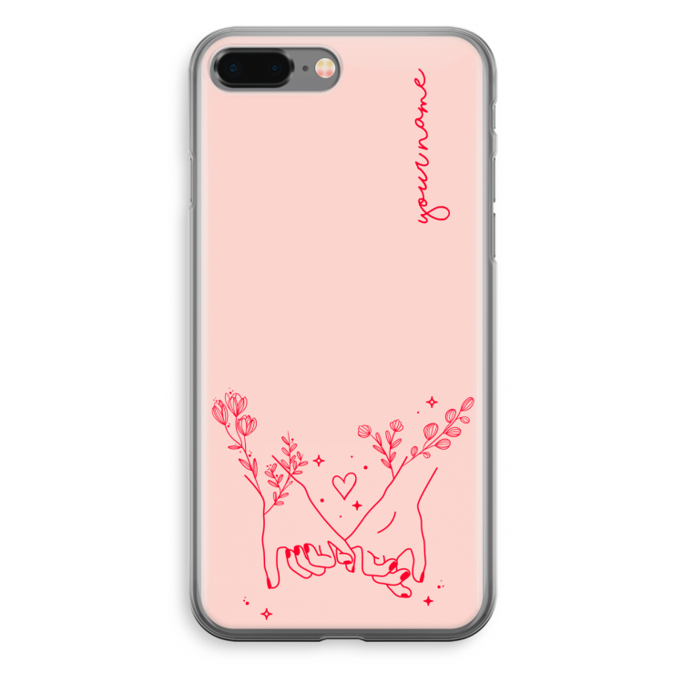 Best Friends: iPhone 8 Plus Transparant Hoesje