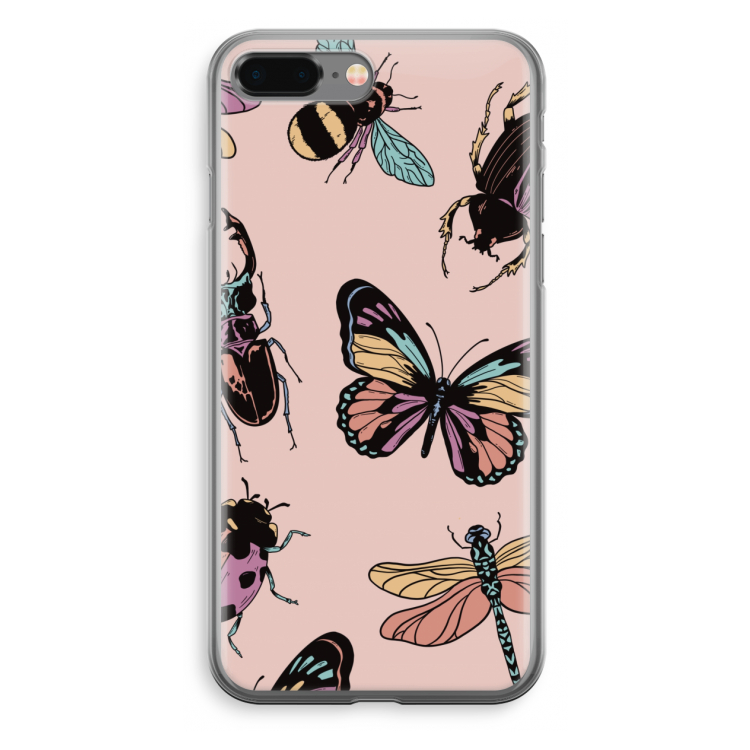 Tiny Bugs: iPhone 8 Plus Transparant Hoesje