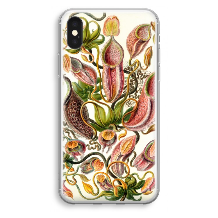 Haeckel Nepenthaceae: iPhone X Transparant Hoesje
