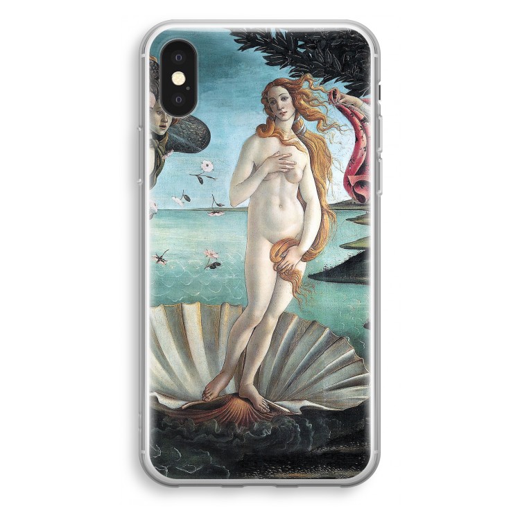 Birth Of Venus: iPhone X Transparant Hoesje