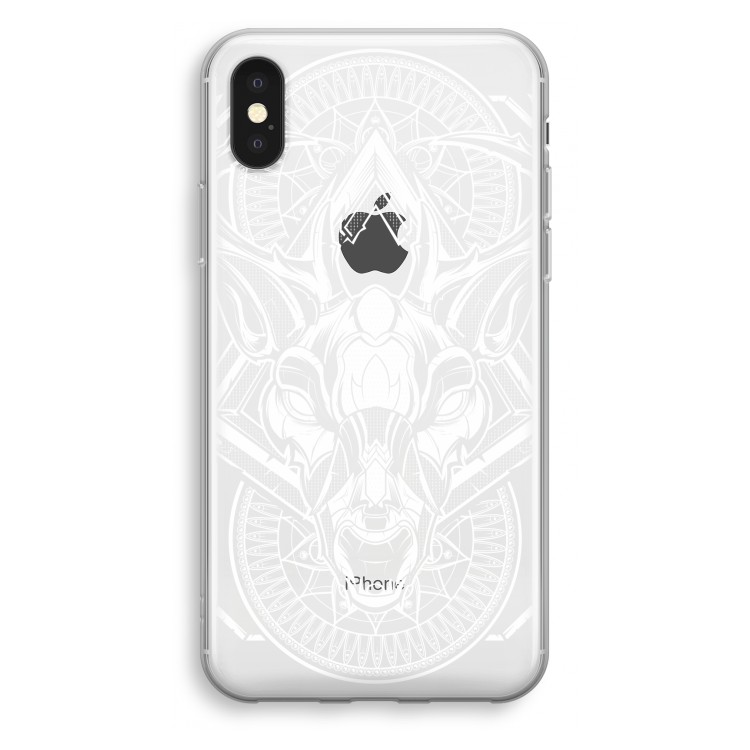 Oh Deer: iPhone X Transparant Hoesje