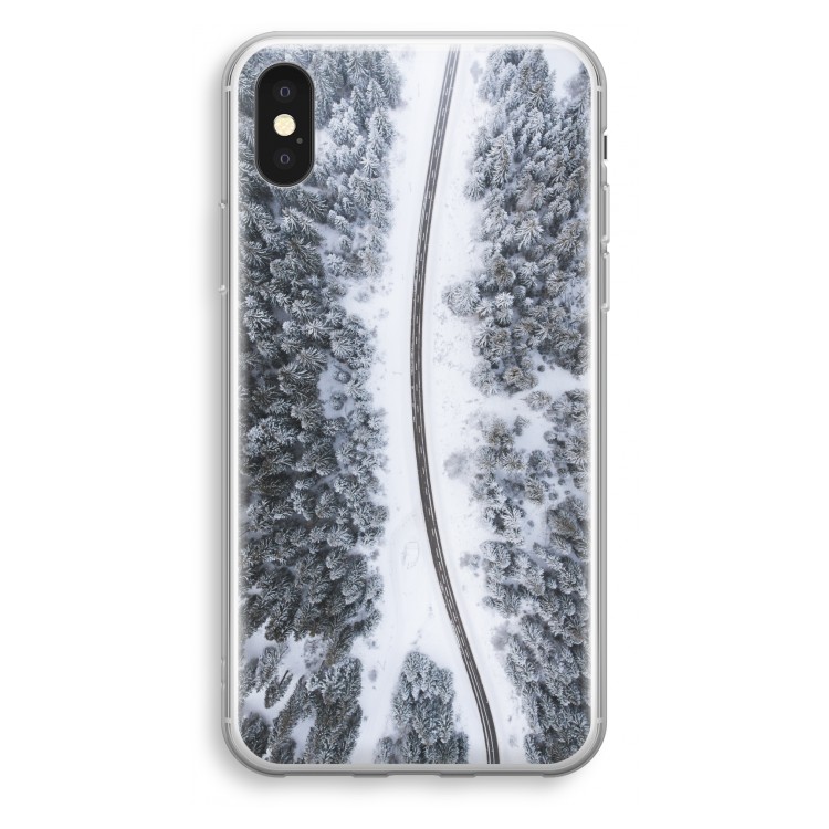 Snøfall: iPhone X Transparant Hoesje