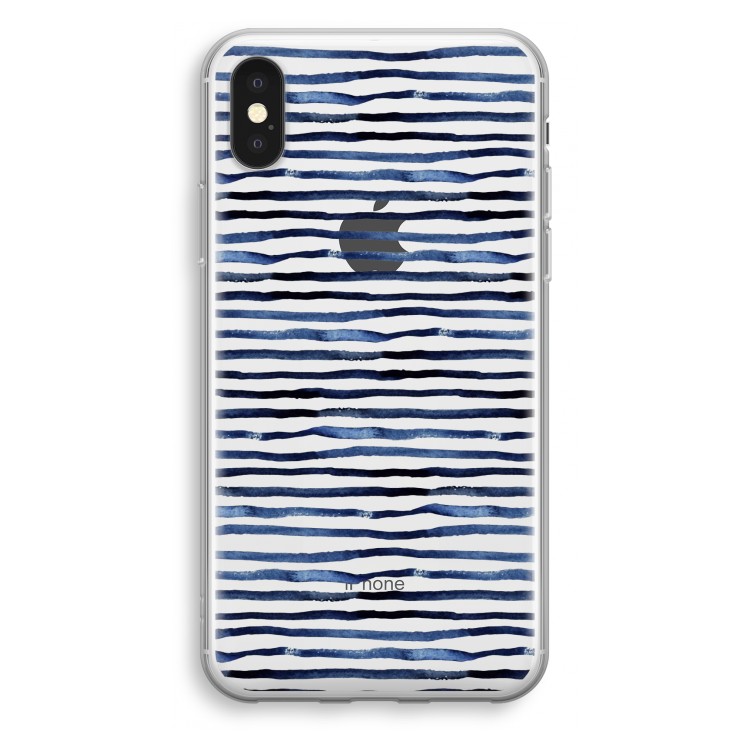 Verrassende lijnen: iPhone X Transparant Hoesje