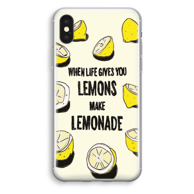 Lemonade: iPhone X Transparant Hoesje