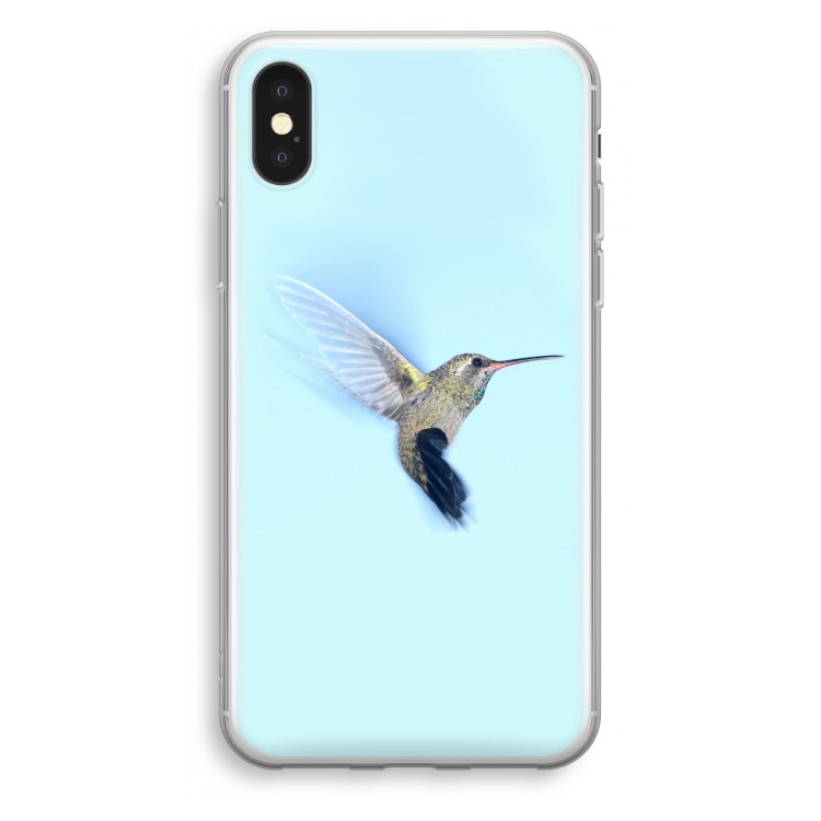 Kolibri: iPhone X Transparant Hoesje