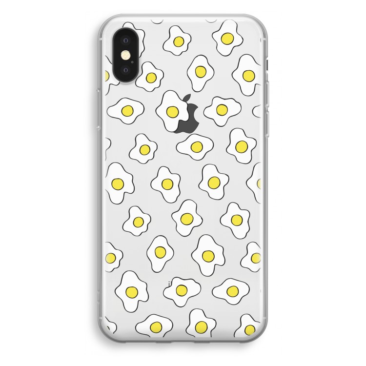 Spiegeleitjes: iPhone X Transparant Hoesje
