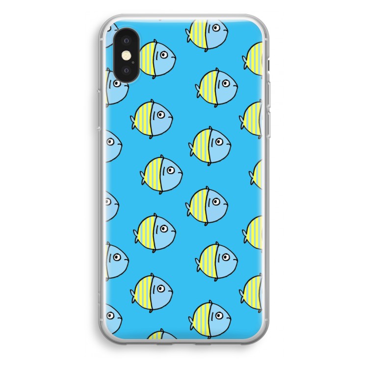 Visjes: iPhone X Transparant Hoesje