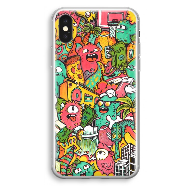 Vexx City: iPhone X Transparant Hoesje